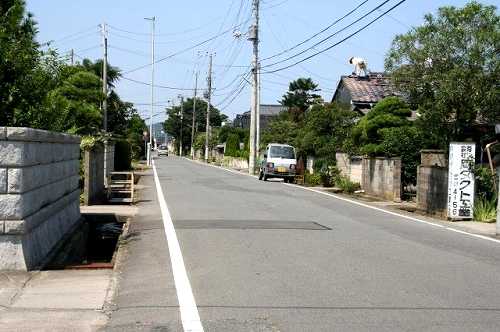旧足洗宿 町並み 中郷町足洗 北茨城市