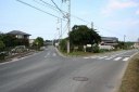 左：旧陸前浜街道 一里塚 十王町伊師 日立市