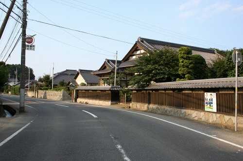 旧道 十王町伊師町並 日立市