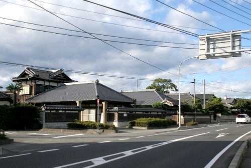 家並み 安良川 高萩市