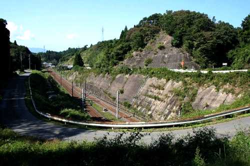 大平山トンネル入口 添野町 いわき市