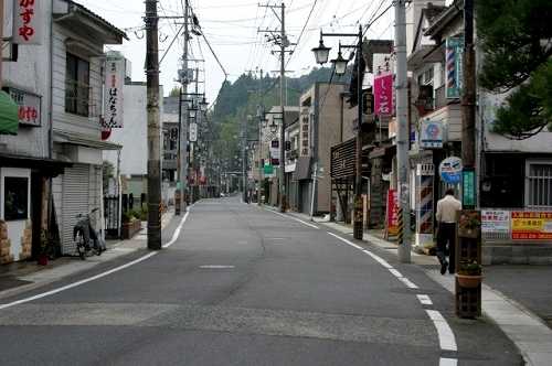 いわき湯本温泉町並み 常磐湯本町 いわき市