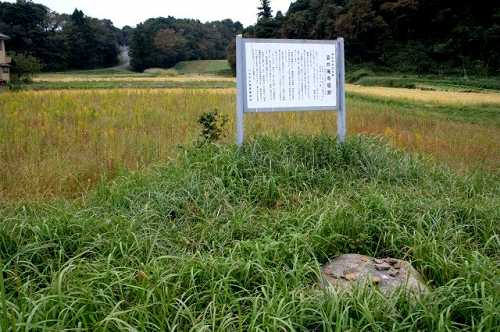 夏井廃寺塔跡 平下大越字石田 いわき市