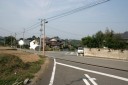 新旧街道交差点（正木内 夕筋）より旧道 広野町 双葉郡