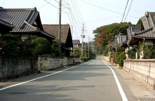旧広野宿町並み（北迫通り） 西町・東町 広野町 双葉郡