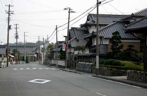 木戸宿町並み 下小塙 楢葉町 双葉郡