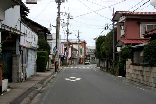 長塚宿町並み 町 双葉町 双葉郡 福島県