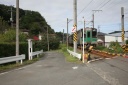 常磐線越田街道踏み切り・長塚陣屋跡 越田 双葉町 双葉郡 福島県