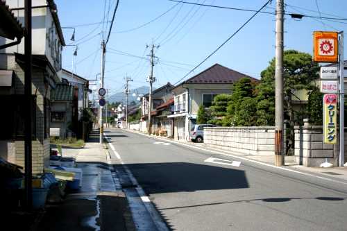 旧新地宿町並み 谷地小屋 新地町 相馬郡 福島県