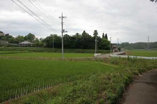 馬洗(まあらい)城跡・旧佐原街道 松子 成田市 千葉県