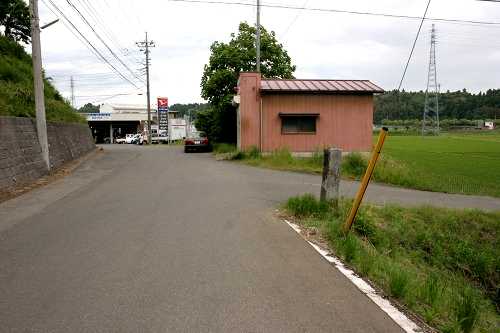 旧佐原街道・道標 松子 成田市 千葉県