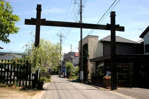 黒門 潮来遊郭跡 潮来 潮来市 茨城県