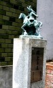 鎌倉古道道標（至かまくら 至はやせ） 赤塚壱番街 地下鉄赤塚駅入口横 板橋区