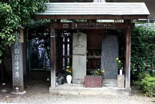 小治兵衛窪(おじべえくぼ)庚申尊 赤塚交番横 板橋区