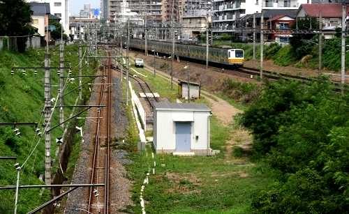 新宿北交差点より 左:JR川越線 右:東部東上線 川越 埼玉