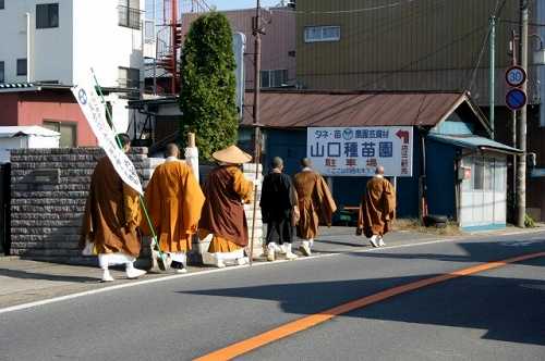 天台宗全国一斉托鉢 木下 印西市