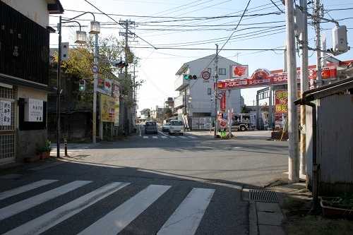 国道３５６号（前方から右へ）合流点 大森 印西市 千葉県