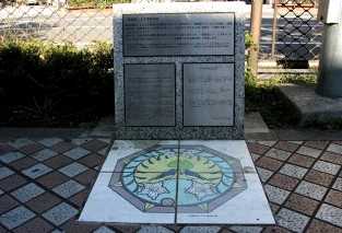 八日市宿跡・道路元標 八日町 八王子市
