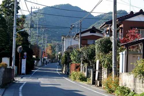 町並み 駒木野宿 裏高尾町 八王子市