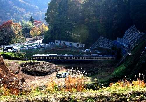 小原宿－与瀬 旧道より中央本線 相模湖町 相模原市