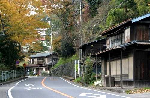 町並み 旧関野宿 関野 藤野町 津久井郡