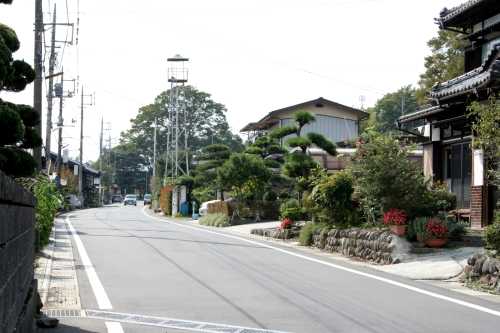 犬目宿町並み 犬目 上野原市 山梨県