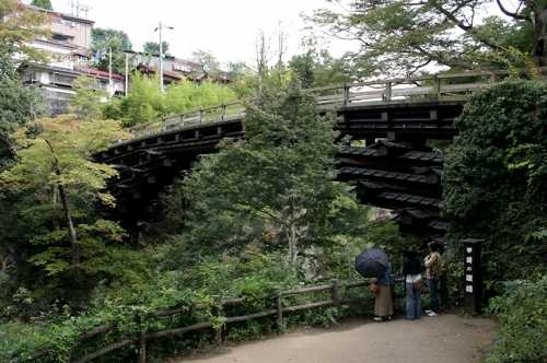 名勝猿橋 猿橋町 大月市 山梨県