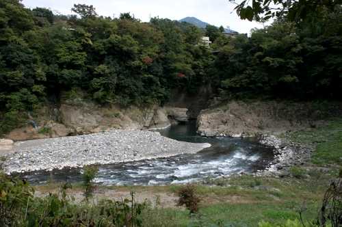 桂川 猿橋 大月市 山梨県