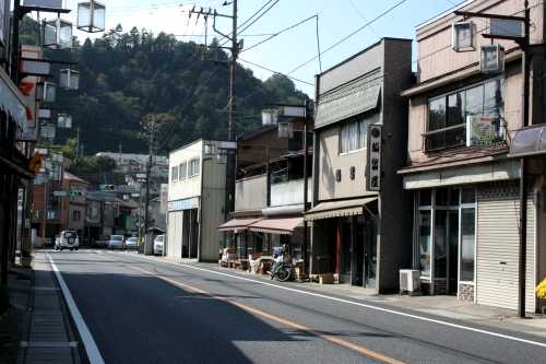 街並み 猿橋宿 猿橋 大月市 山梨県