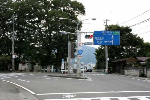 追分道標 大月橋東詰 大月市 山梨県