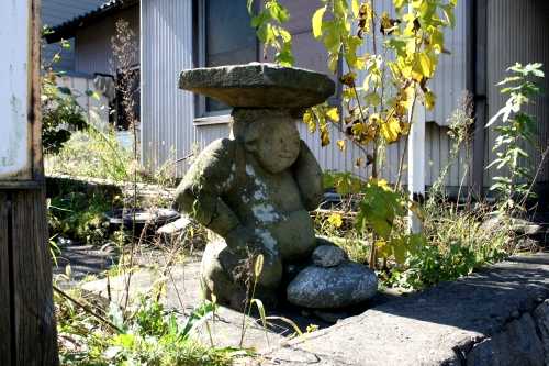 黒埜宿笠懸地蔵 黒野田 笹子町 大月市 山梨県