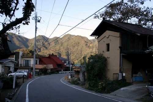 町並み 旧駒飼宿 日影 大和町 甲州市 山梨県