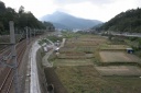 源氏橋より下初狩眺望 下初狩 初狩町 大月市 山梨県