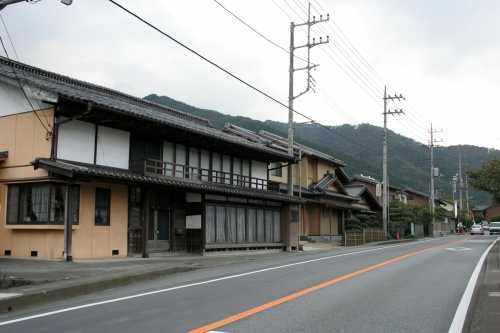町並み 中初狩 初狩町 大月市 山梨県