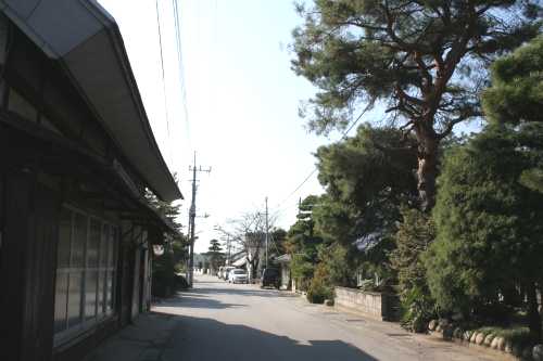 旧道 一宮町田中 笛吹市 山梨県
