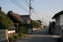町並み 上祖母石 韮崎市 山梨県