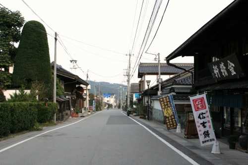 町並み 台ヶ原 白州町 北杜市 山梨県