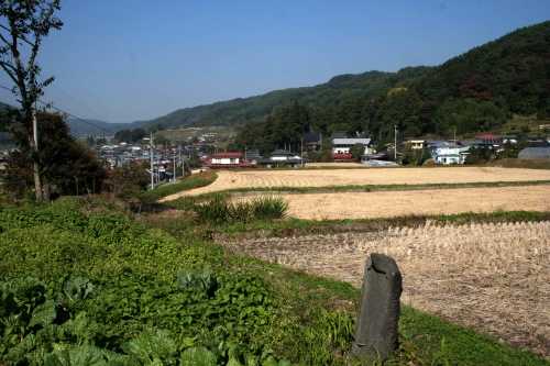 七里岩・蔦木宿遠望 上蔦木 富士見町 諏訪郡 長野県