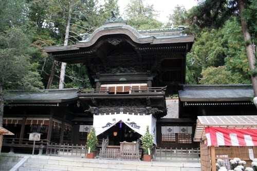 諏訪大社下社秋宮幣拝殿 上久保 下諏訪町 諏訪郡 長野県