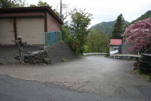 旧道入口 吹路（ふくろ） みなかみ町 利根郡 群馬県