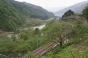 魚野川・JR上越線 石打 南魚沼市 新潟県