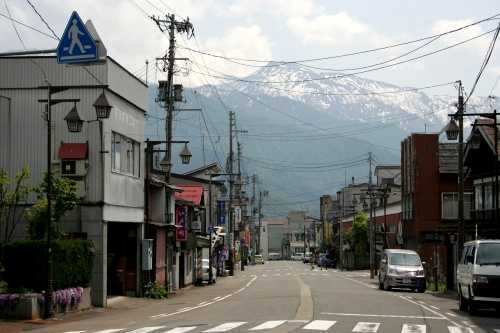 駅前通り（山道小路） 塩沢 南魚沼市 新潟県