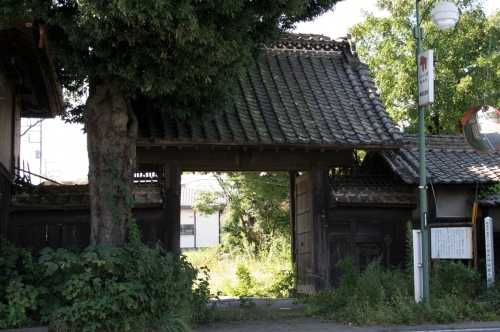金古神保家大門（表門） 金古町 高崎市 群馬県