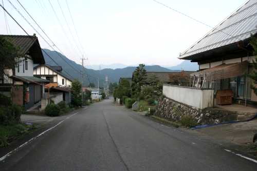 塚原宿町並 塚原 上津 みなかみ町 利根郡 群馬県