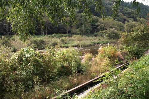 赤谷川 弁天の渡し跡 廻戸(まわりと) みなかみ町 利根郡 群馬県