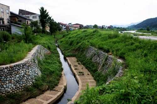 十二沢川・魚野川河岸跡 六日町 南魚沼市 新潟県