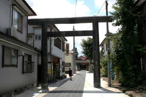 御旅屋跡 皇大神宮 堀之内 魚沼市 新潟県
