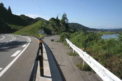 中越地震大崩落地跡 妙見町 長岡市 新潟県