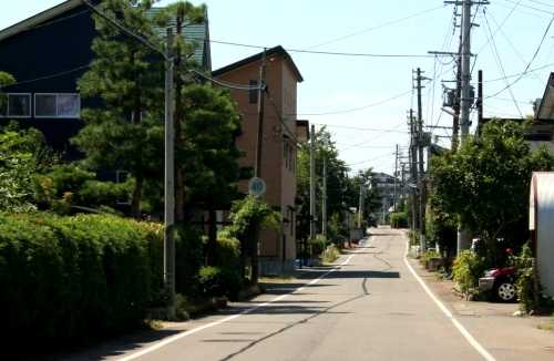 旧三国街道 滝谷町 長岡市 新潟県