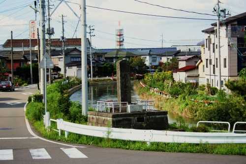 旧三国街道・伊藤道右衛門碑 城岡３丁目 長岡市 新潟県